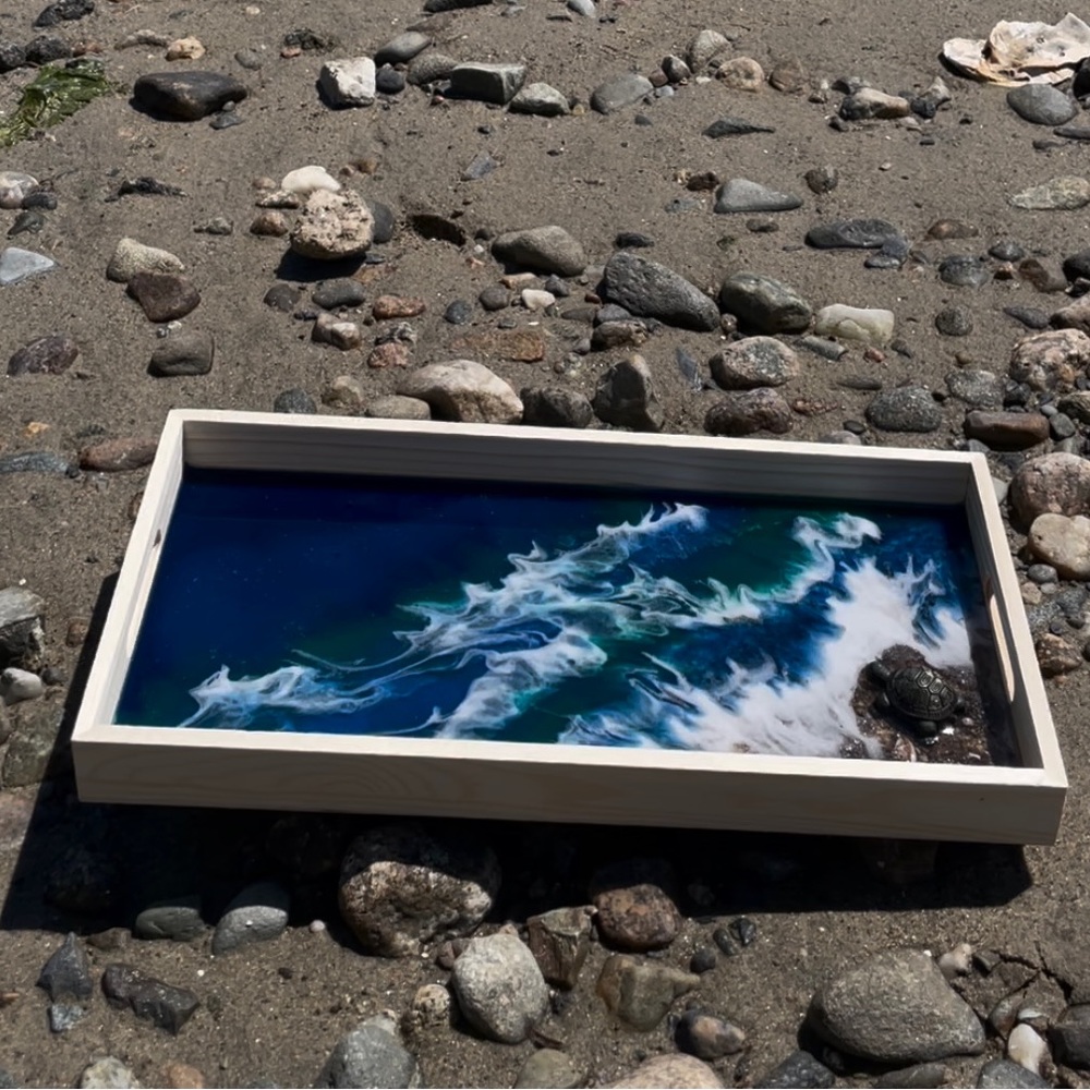 Beach Themed Turtle Tray
